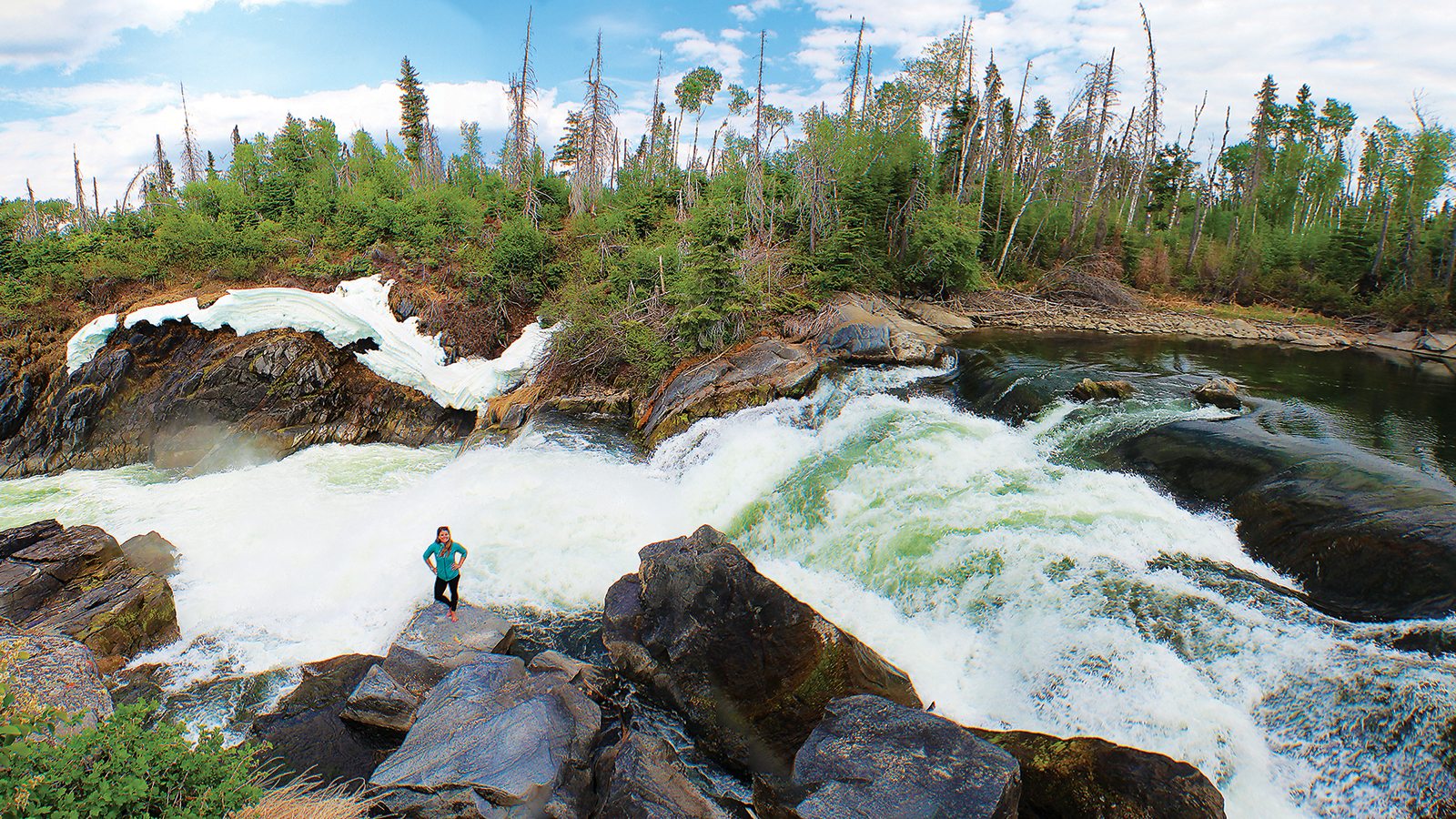 Lac La Ronge Saskatchewan Nistowiak Falls