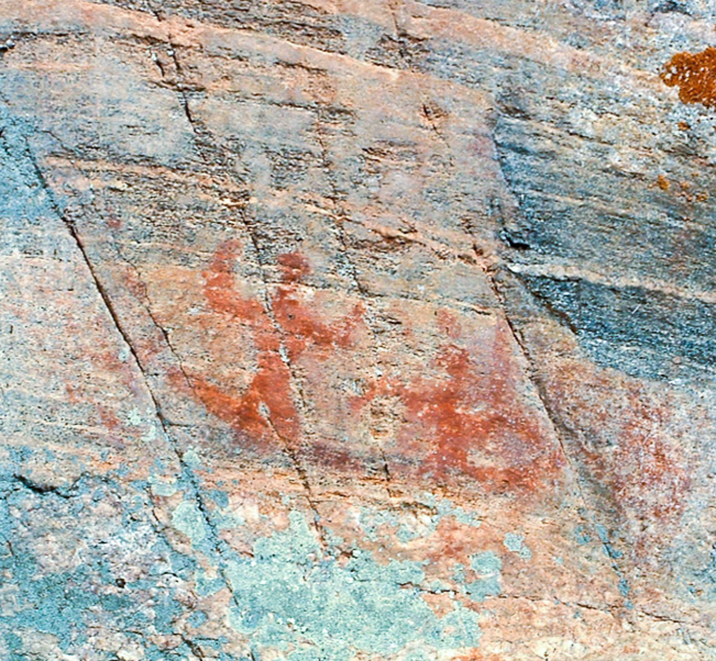 agnes lake canoe with figures