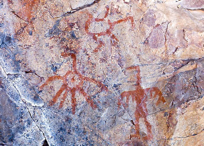 wasawakasik lake pictograph